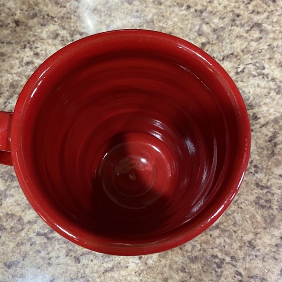 DEATH WISH COFFEE Deneen pottery 2016 Red skull crossbones - Picture 3 of 6